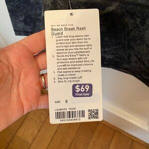 Beach Break Rash Guard for surfing and swimming